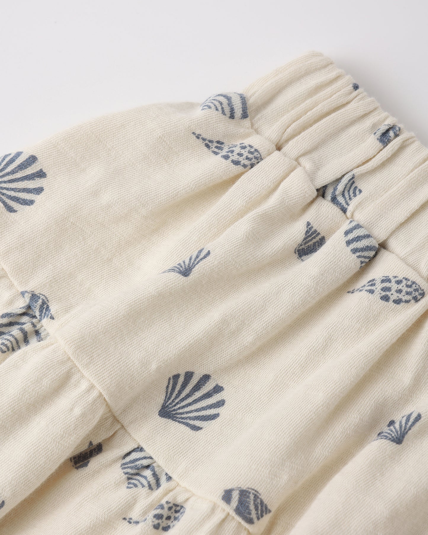 Tiered Midi Skirt || Seashells