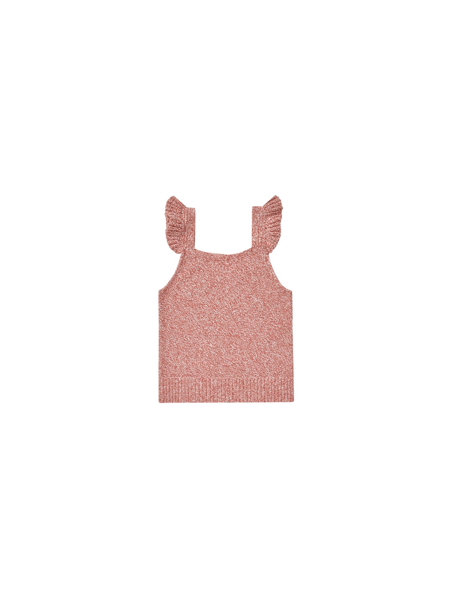 knit tank || heathered strawberry