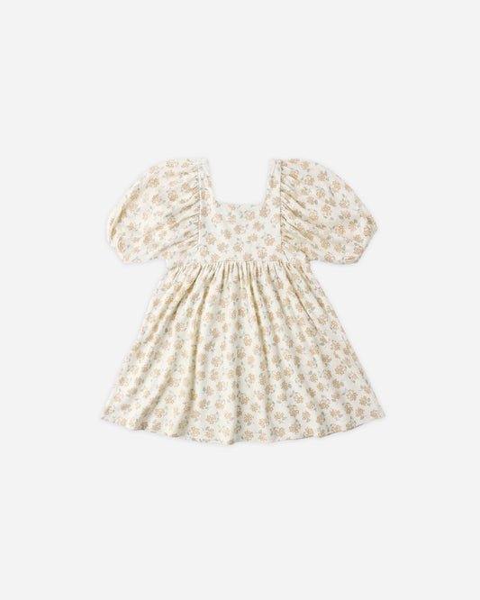 Brea Dress || Yellow Ditsy