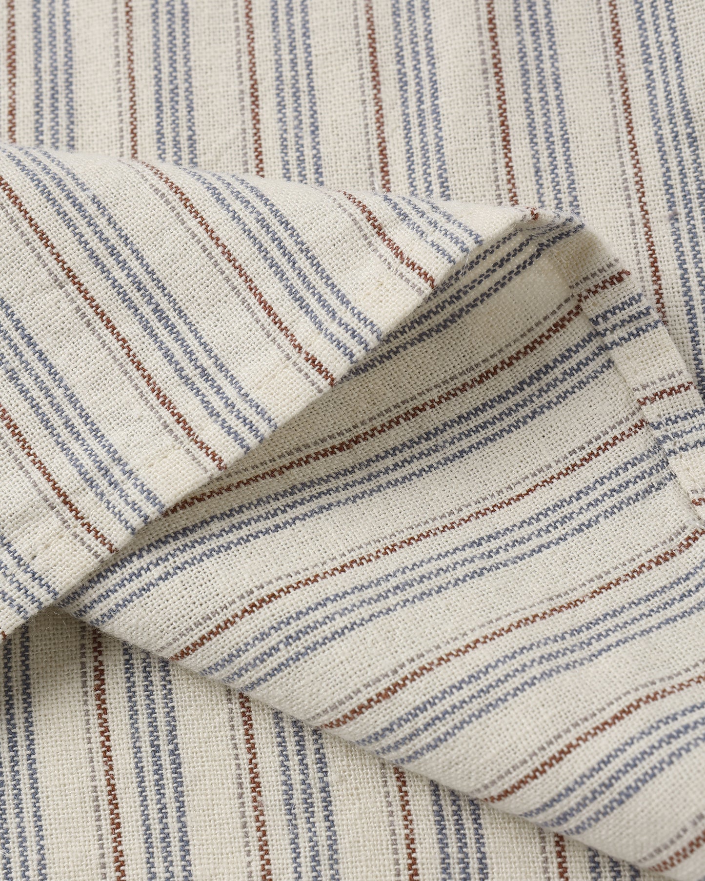 Collared Short Sleeve Shirt || Nautical Stripe