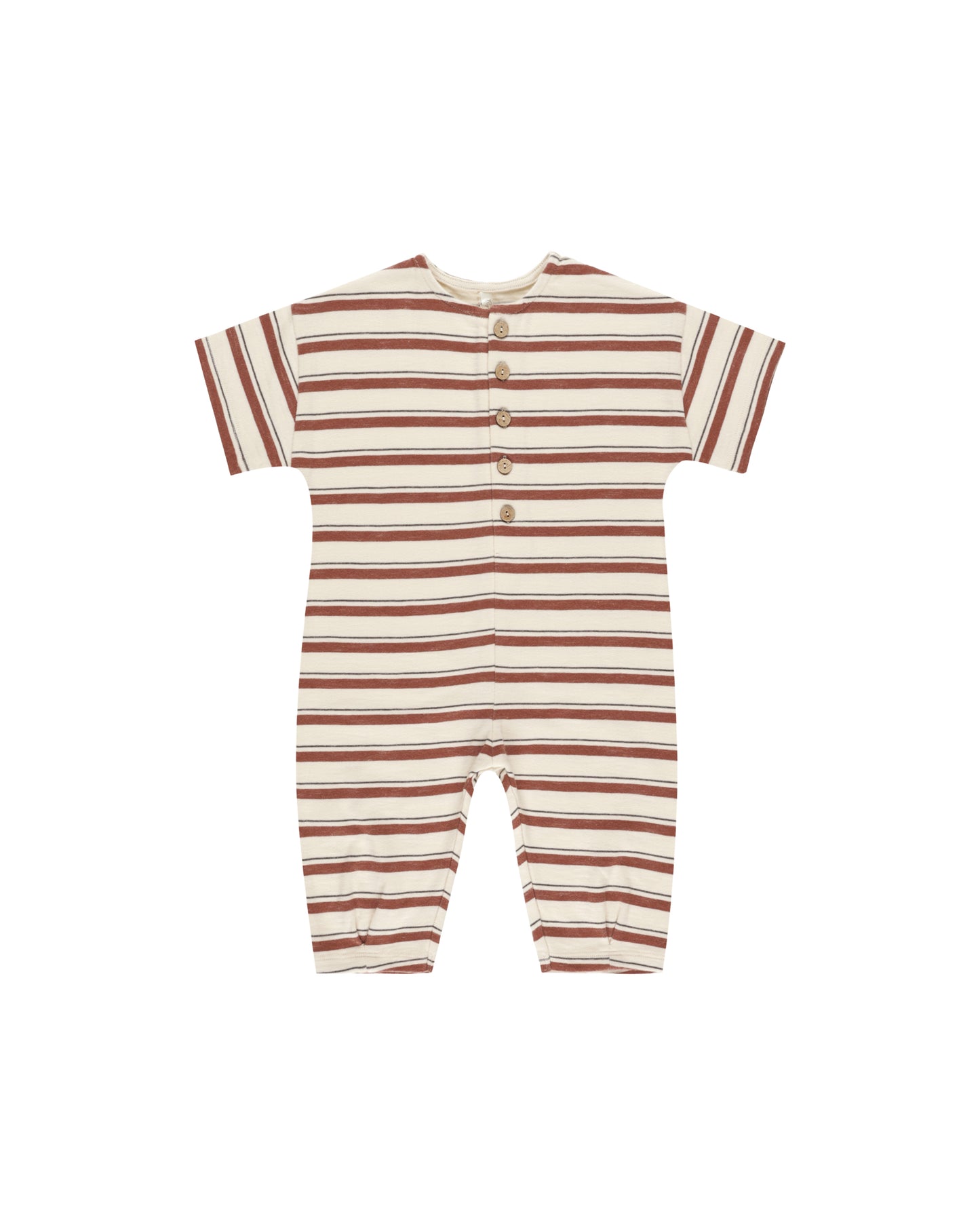 Hayes Jumpsuit || Brick Stripe