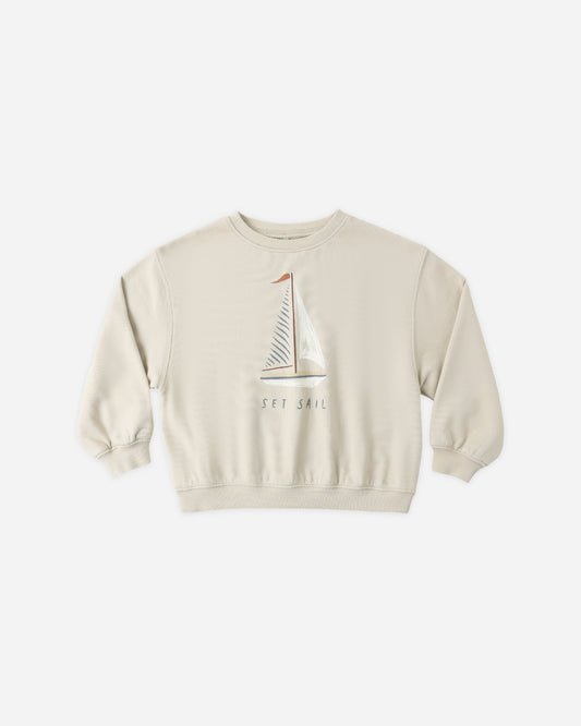 Oversized Sweatshirt || Set Sail