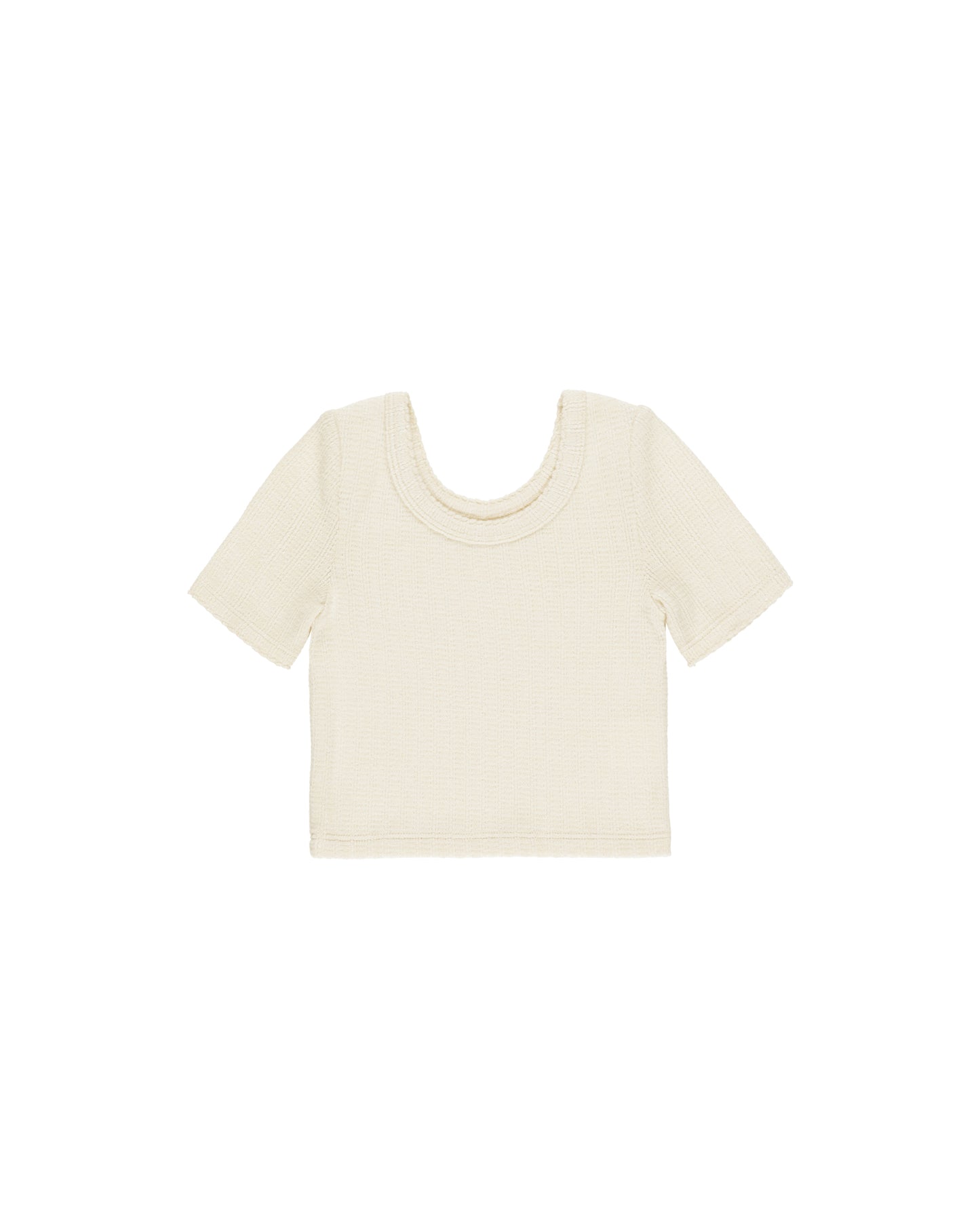 Scallop Tee || Natural