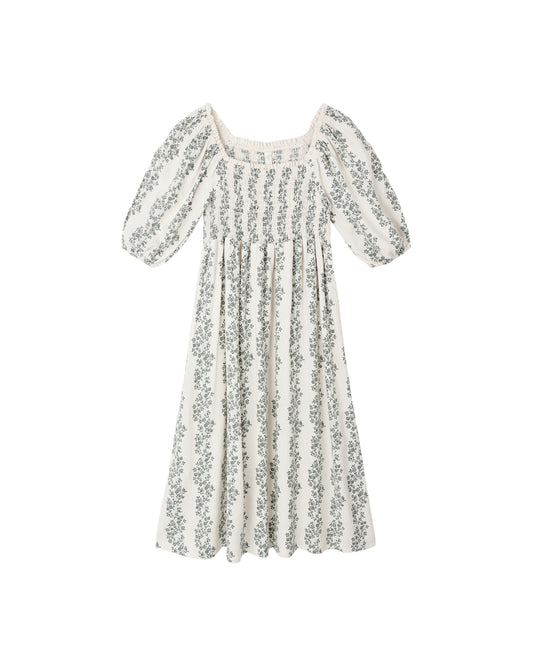 Della Dress || Green Vines