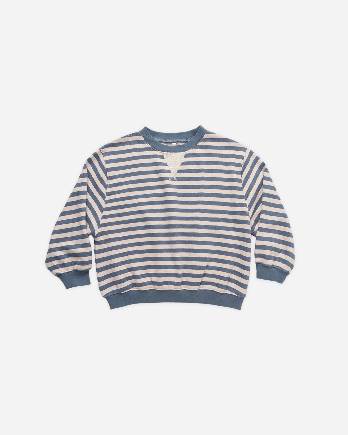 Oversized Crew || Marine Stripe