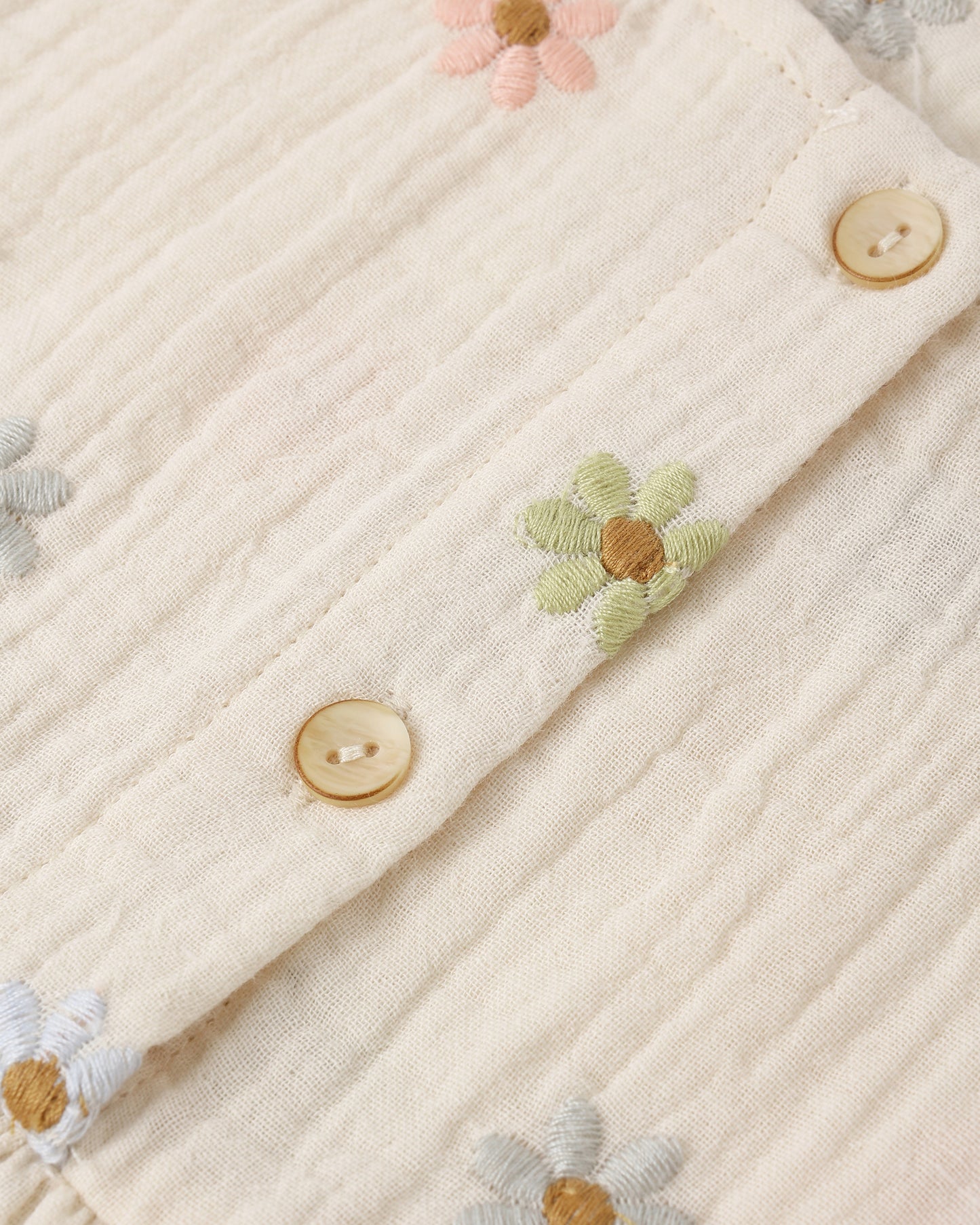 Kayli Set || Embroidered Daises