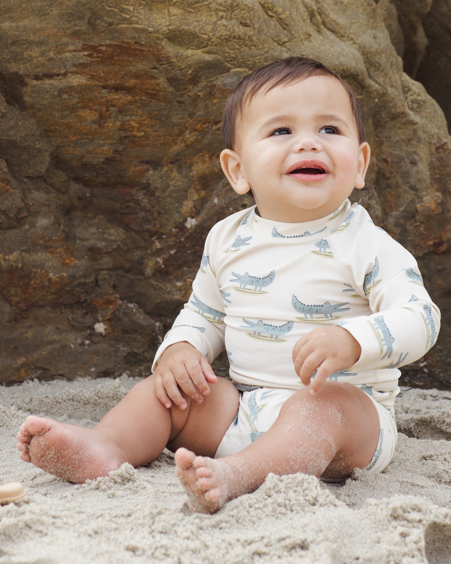 Boys Rashguard Set || Alligator