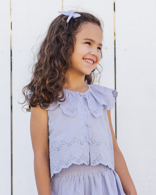 Remi Blouse || Periwinkle