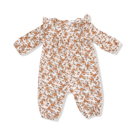 Ruffle Sleeve Romper | Prairie Calico