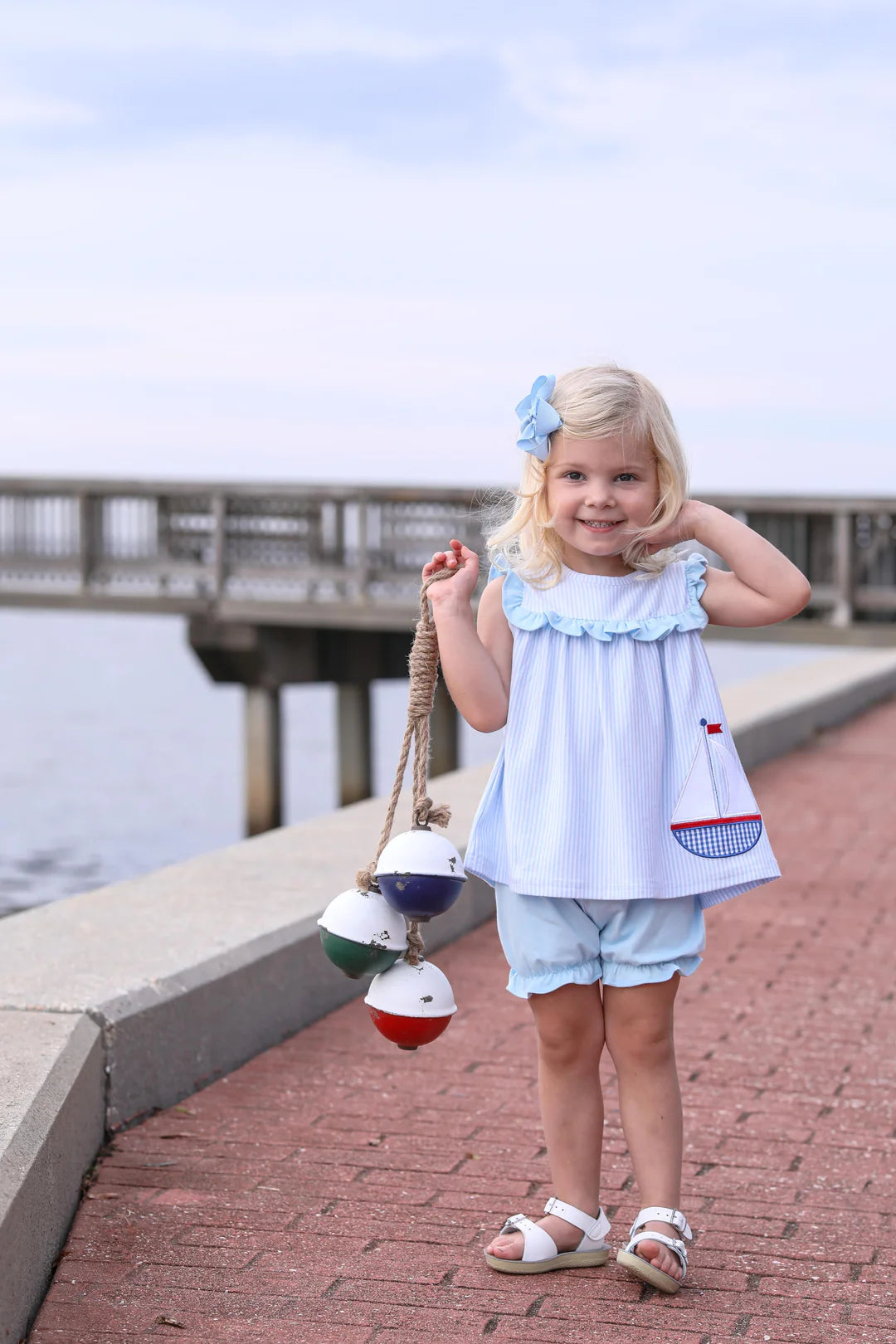 Sailboat Applique Bloomer Set