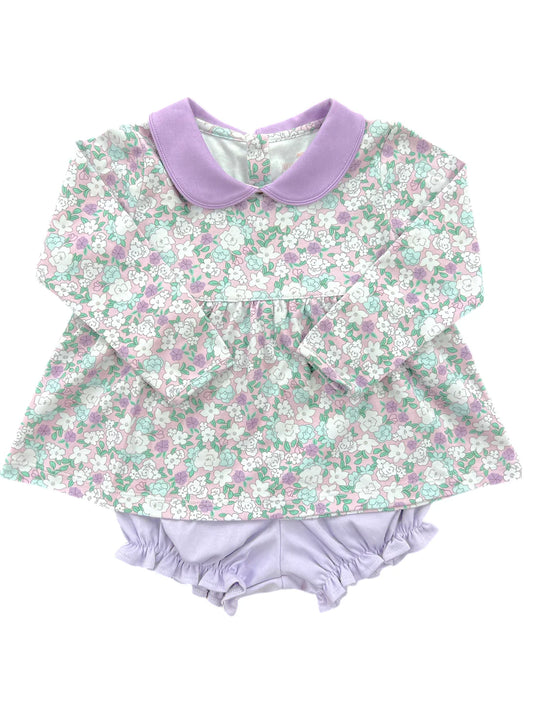 Sally Knit Bloomer | Lavender Floral