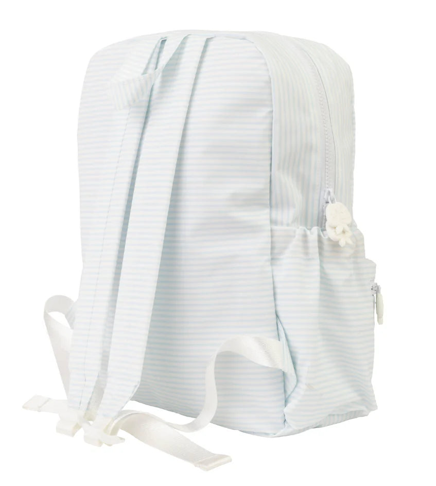 Large Backpack | Light Blue Stripe