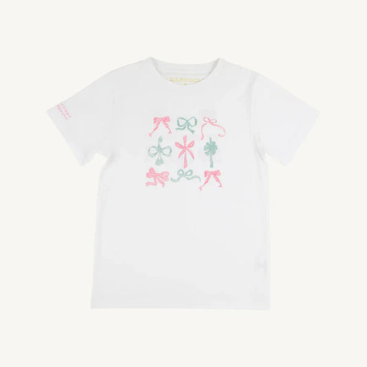Sir Proper's T-Shirt | Worth Avenue White with No Bow No Go