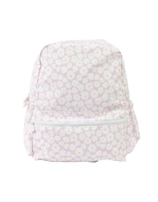 Apple of My Isla Large Backpack | Lavender Daises