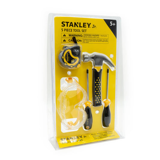 Red Toolbox Stanley Jr. 5-Piece Tool Set