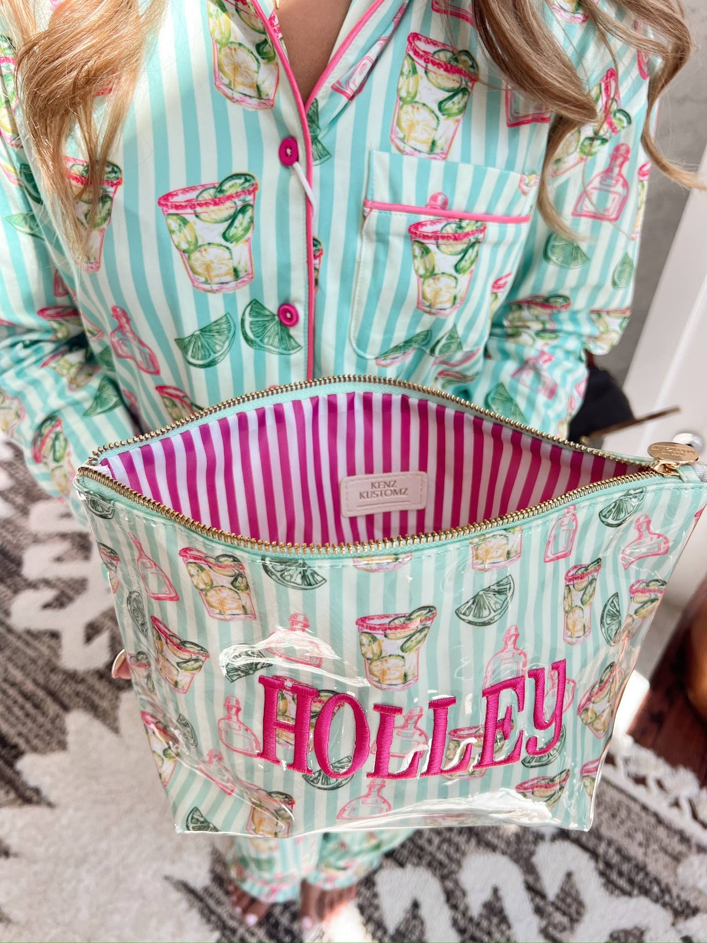 Clear Coat Bag - Blank: Hearts+Bows