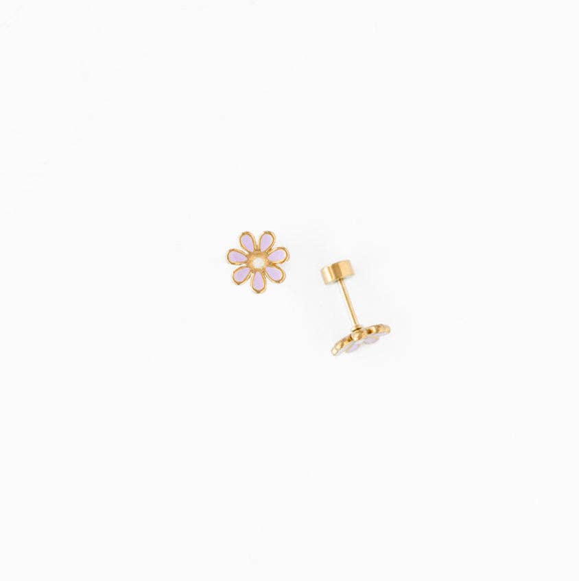 Daisy  Lilac / Pair Earrings