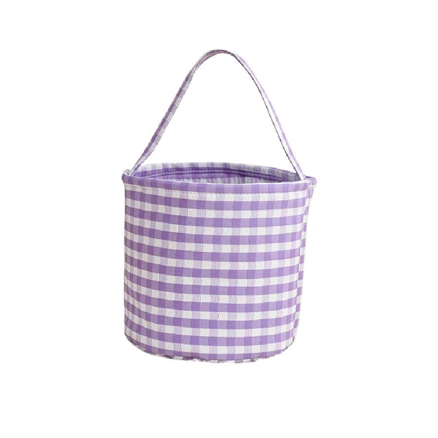 Basket Tote | Black Check