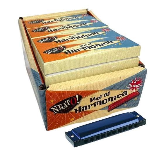 Neato! 4" Metal Harmonica