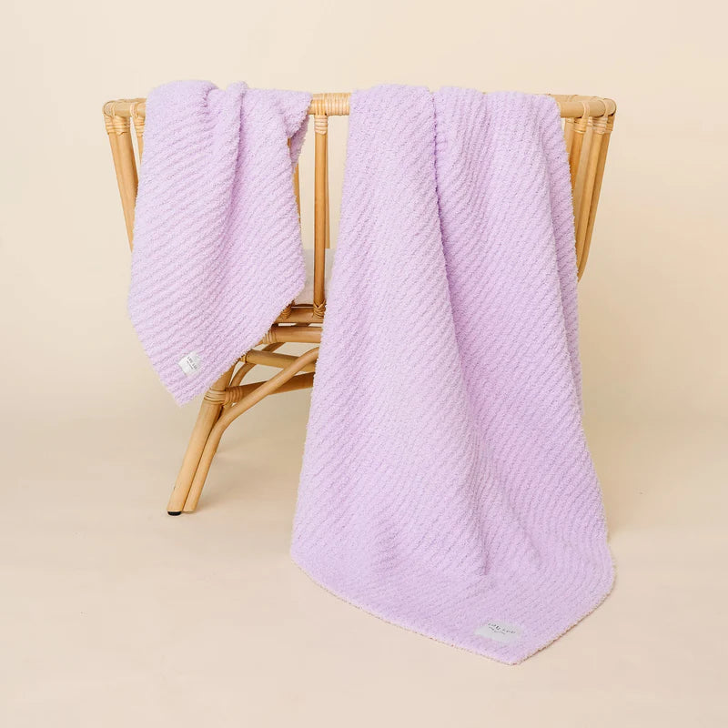 Chenille Blanket | Lilac