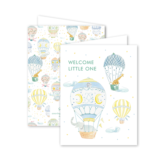 Balloon Festival Card: Single Card