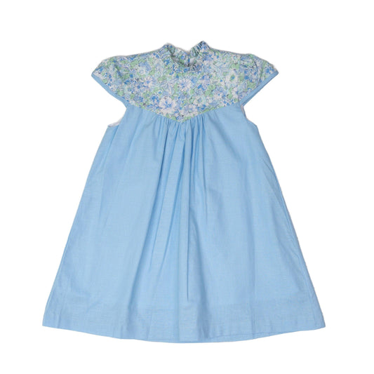 Ophelia Blue Floral Dress