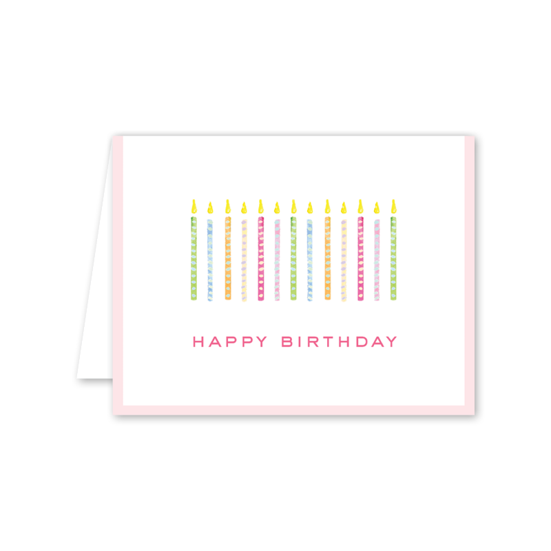 Funfetti Candles Birthday: Single Card