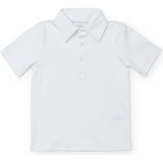 Griffin Pima Golf Polo | White