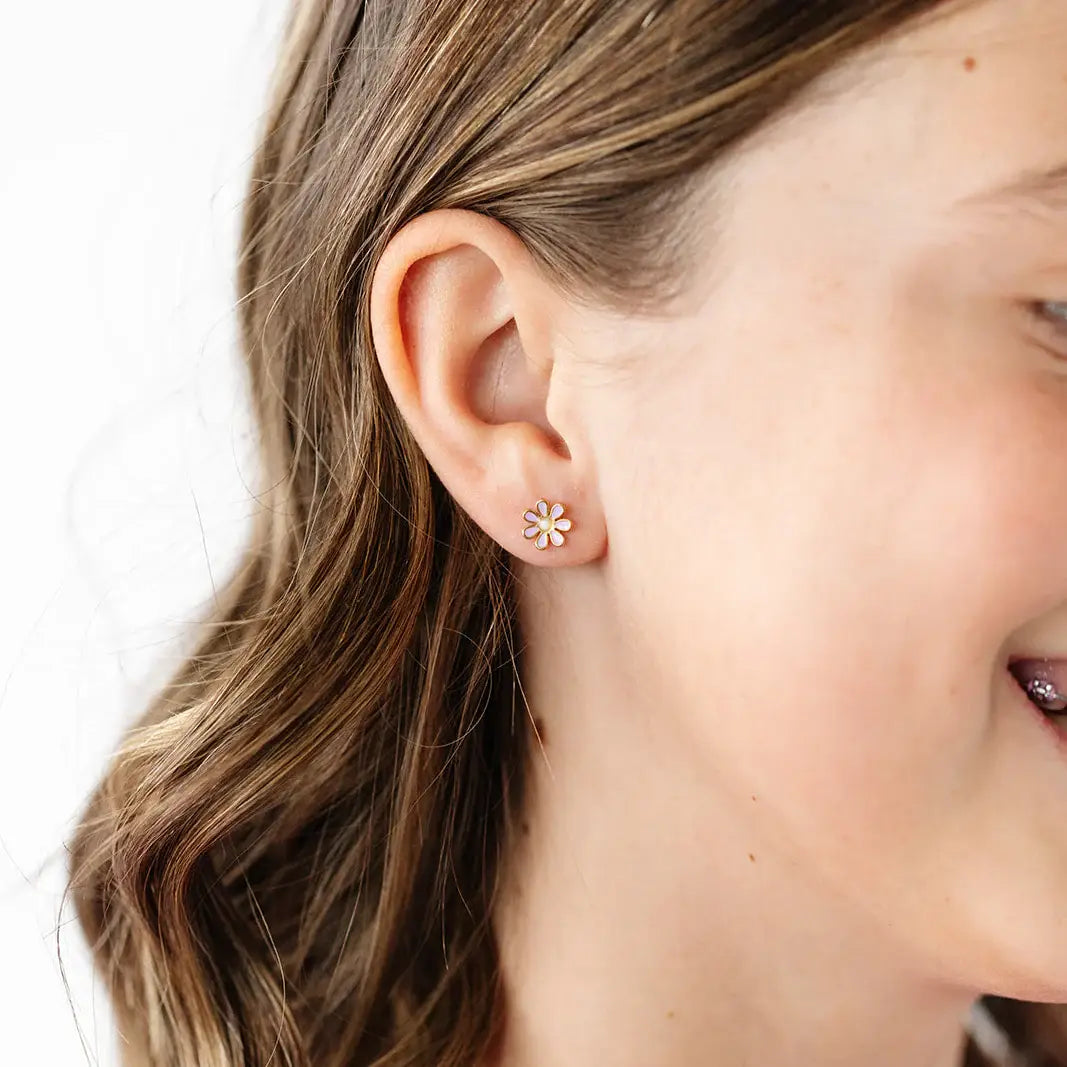 Daisy  Lilac / Pair Earrings