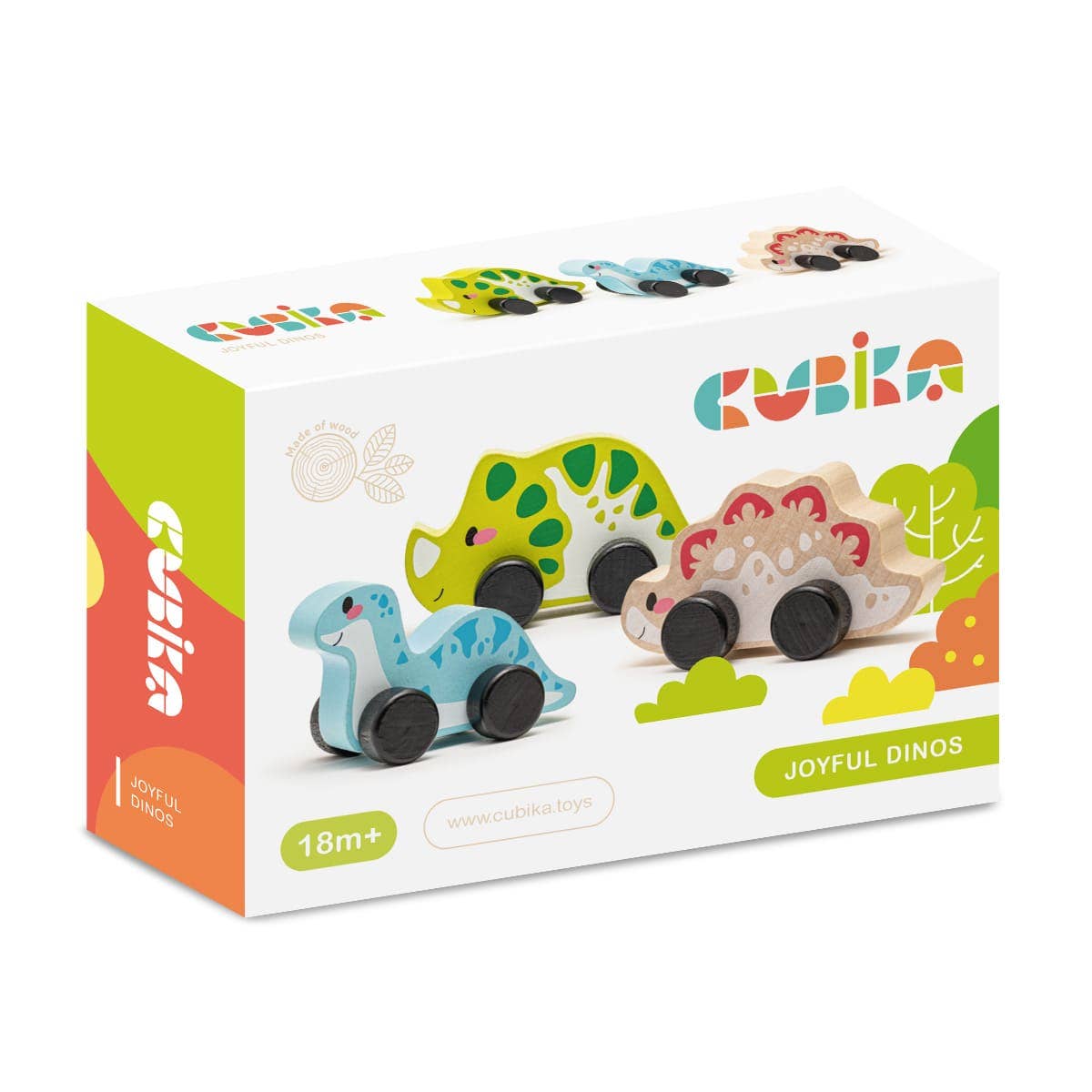 Cubika Wooden Toy Set | Joyful Dinos