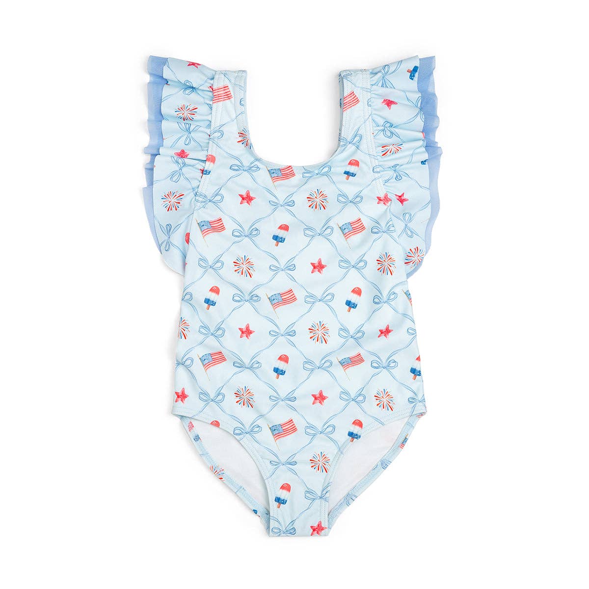 Patriotic Trellis Bathing Suit
