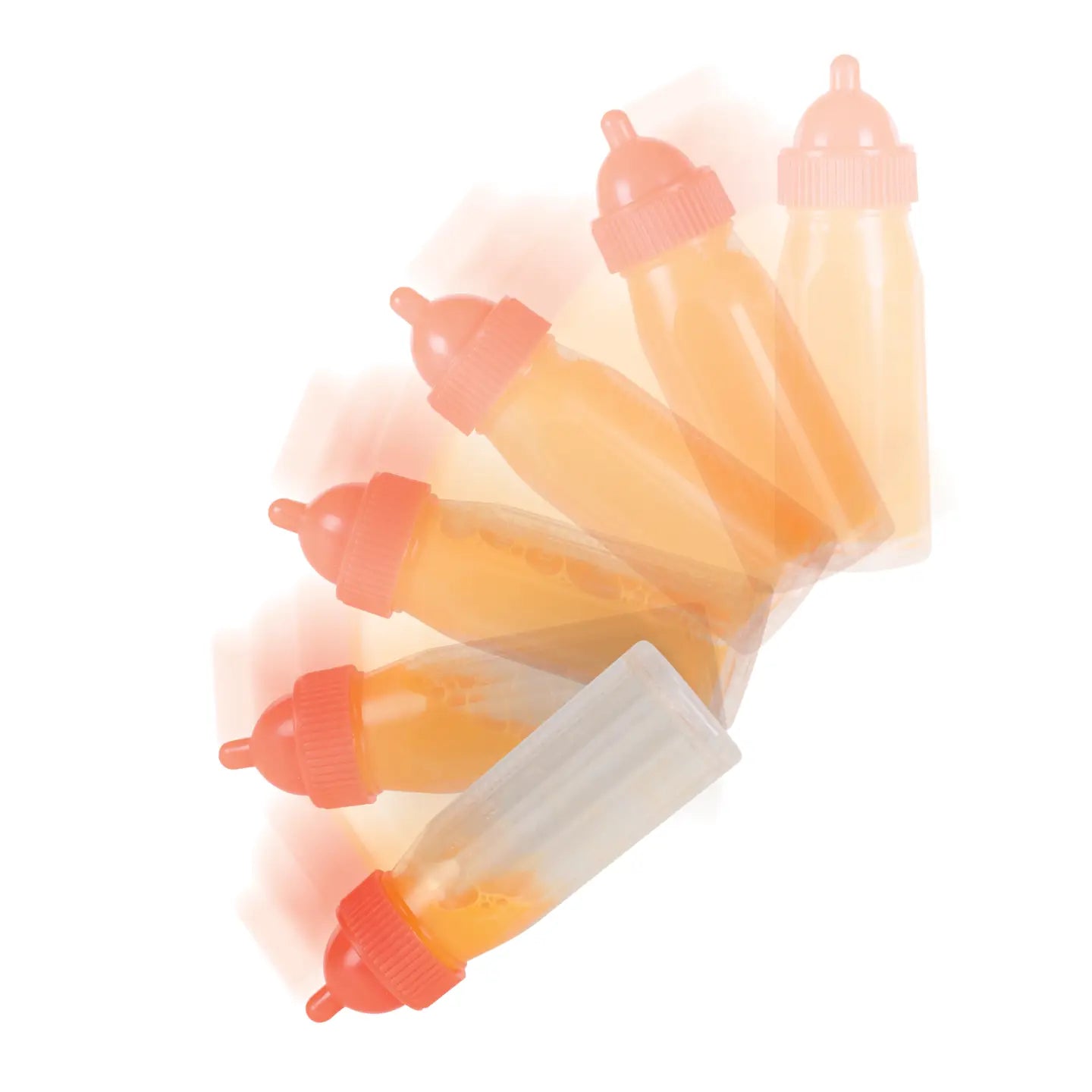 My Sweet Baby Large Magic Bottle, 4.75", Milk & Orange Juice