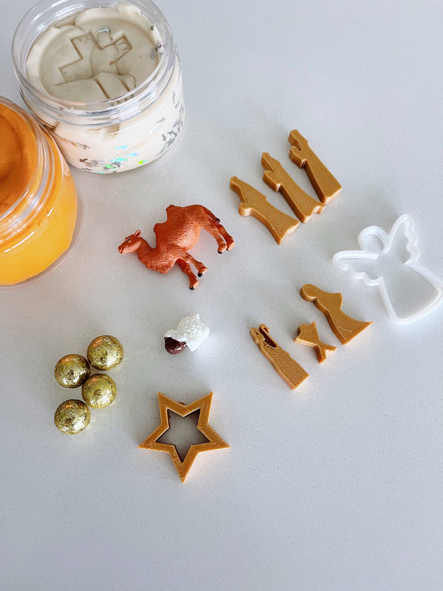 Nativity Scene Playdough Bag