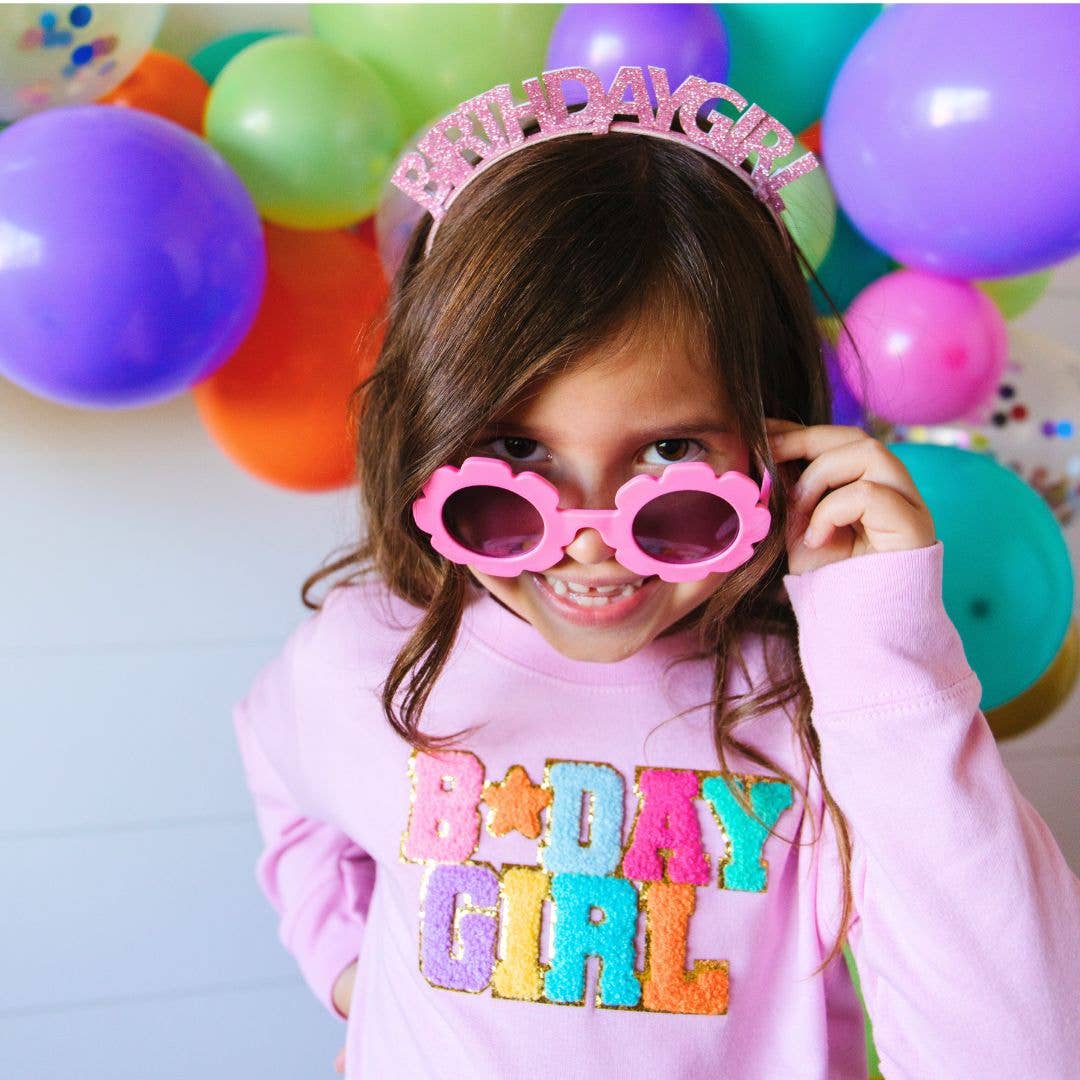 Birthday Girl Patch Sweatshirt