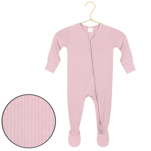 Haven Ribbed Zipper Footie