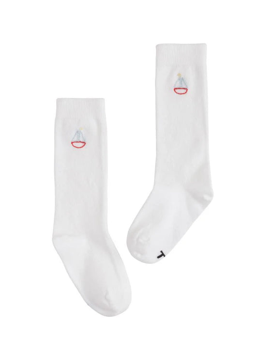 Knee Highs- Sailboat Infant