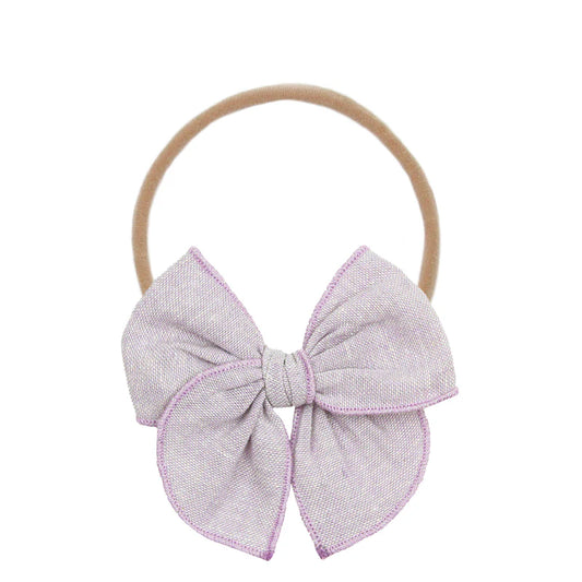 Heirloom Bow | Lavender Headband