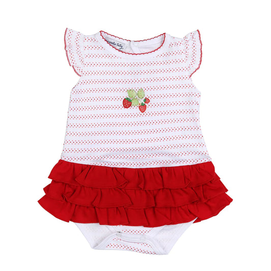 So Berry Cute Embroidered Ruffle Flutters