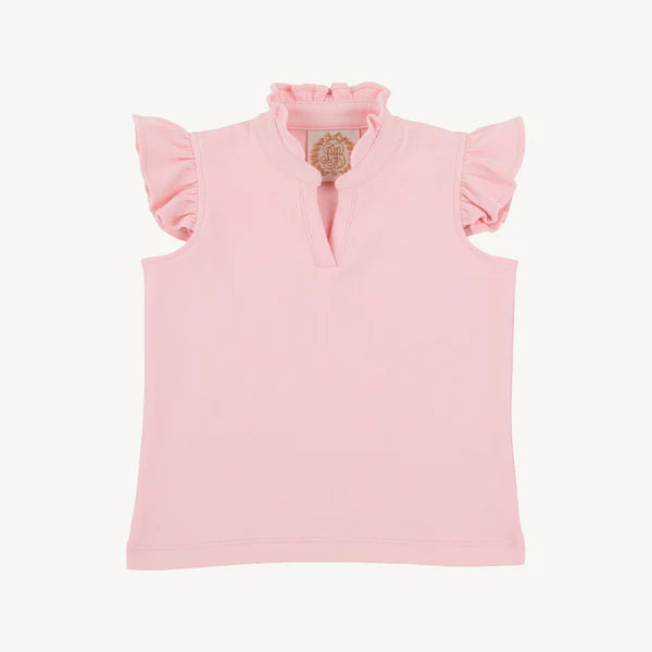Rosie Ruffle Top | Sandpearl Pink