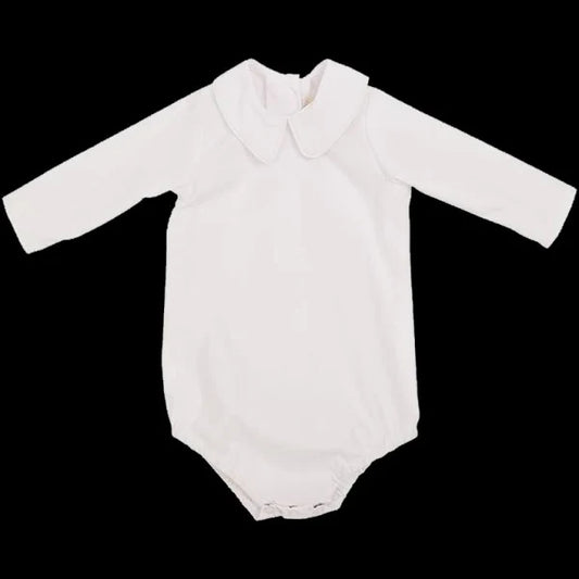 Peter Pan Shirt - Woven LS Onesie