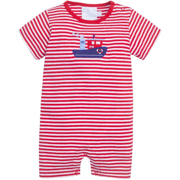 Tugboat Hearts Romper