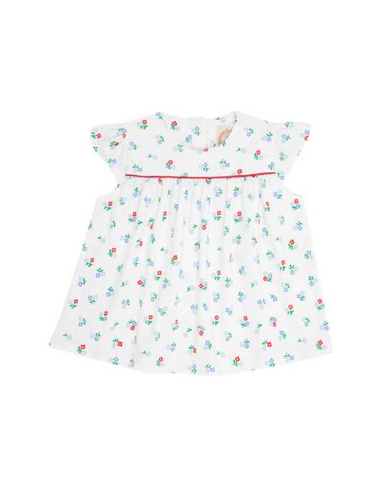 Dowell Day Top | Myers Park Mini Floral