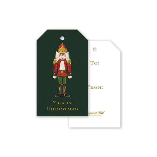 Swedish Christmas Nutcracker Gift Tags