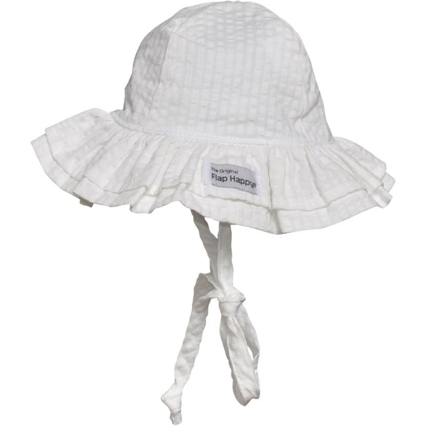 Flap Happy - Baby UPF50+ Girls and Boys Double Ruffle Sun Hat