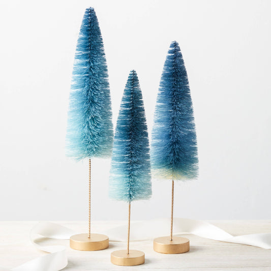 Bottle Brush Trees | Blue