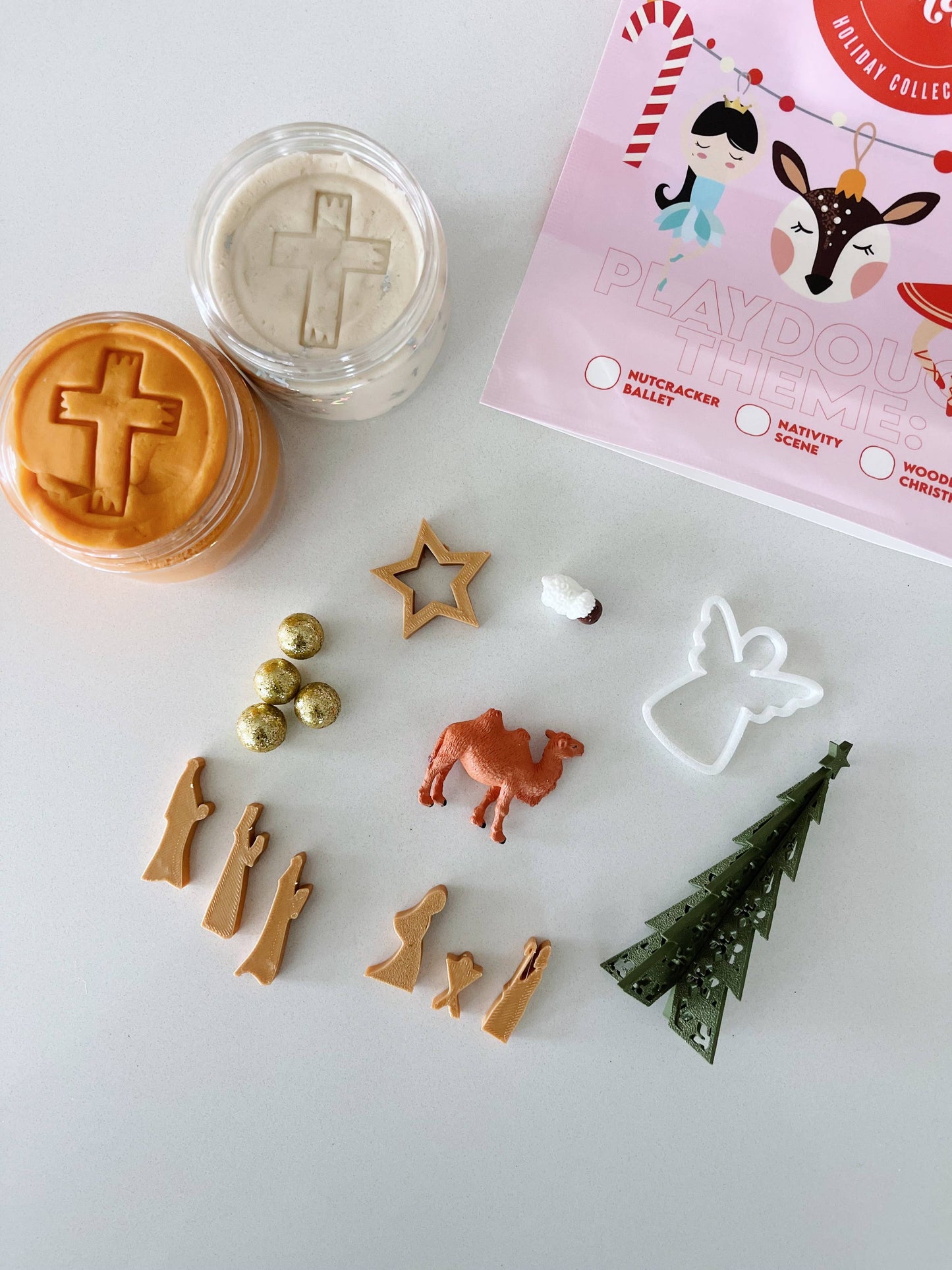 Nativity Scene Playdough Bag