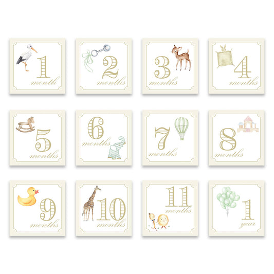 Milestone Cards - Classic Cream