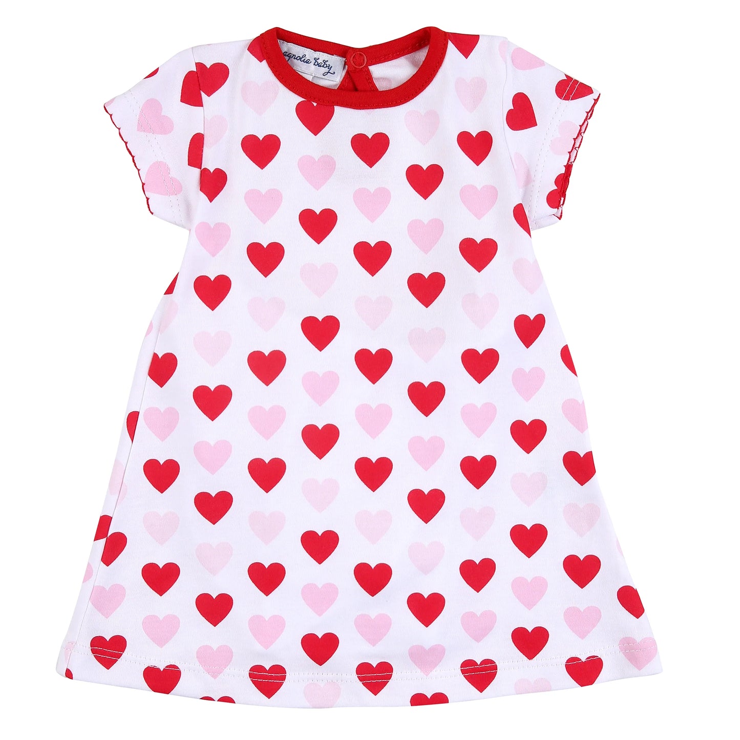 Heart to Heart Printed Toddler Dress