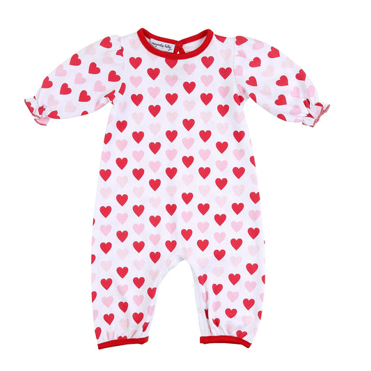 Heart to Heart Printed Ruffle Playsuit