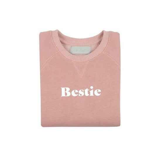 Bob & Blossom Ltd - Faded Blush 'BESTIE' Sweatshirt